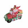 Celebrations 7.5 ft. Firetruck w/ Puppy Inflatable MY-22C758